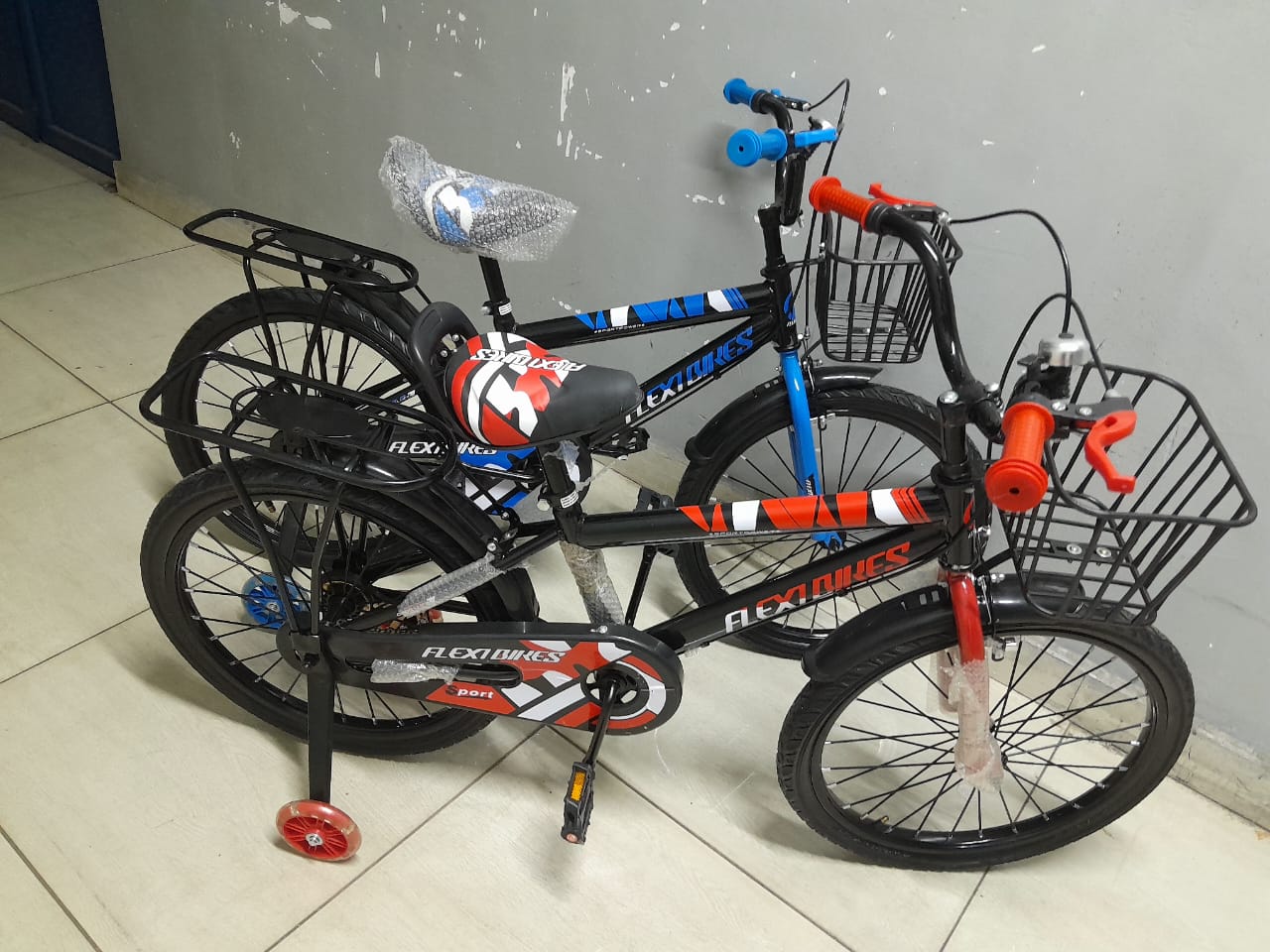 Flexi Bikes Kids Bicycle Size 20 with Training Wheels & Basket  SKU: